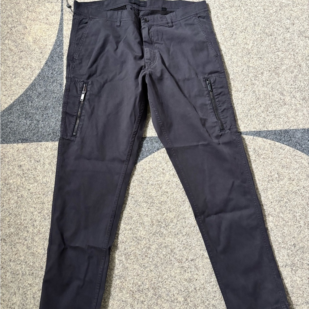 John Varvatos Men's Black Cargo Pants New with tags NWT